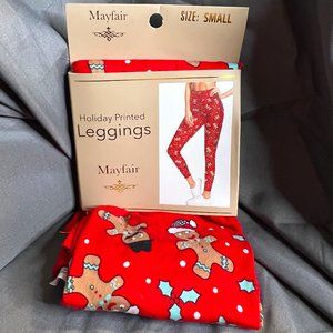 Brand New With Tags Mayfair holiday leggings. Size small.